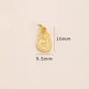 Retención de color fuerte accesorios dorados accesorios para joyería DIY colgante antiguo pulsera pulsera accesorios de colgantes pequeños