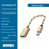 Cabo Adaptador Otg Tipo-C para USB Conversor Cabo de Dados para Carregamento de Celular Adaptador Cabo de Conexão para Pen Drive USB