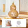 Adorno de Calabaza Alimentado por Energía Solar para Atraer Riqueza y Aliviar el Estrés, Regalo Creativo para Escritorio de Oficina, Decoración Propicia para la Entrada, Objeto Pequeño Cultural y Creativo