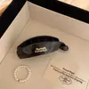 Presilha banana plissada de chifon, presilha vertical, presilha de garra de verão de alta qualidade, presilha para rabo de cavalo na nuca, presilha de cabelo elegante e delicada