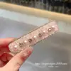 Pinzas para el cabello de pedrería brillante de lujo estilo coreano Dongdaemun Primavera 2026 para mujer, Colección de accesorios para el cabello de la frente
