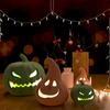 Molde de silicona de calavera de Halloween de yeso en maceta de epoxi de cristal DIY molde de decoración de calabaza tridimensional