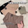 [Lujo ligero y sencillo] Ropa interior sin costuras para niña, estilo INS, 7A, seda morera, cómoda, alta elasticidad, cintura media, para mujer