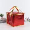 Bolsa Térmica para Bolo Personalizada para Viagem Especial Espessada Portátil Dobrável Grande Capacidade Camada Dupla Portátil Isolada Bolsa de Gelo Atacado