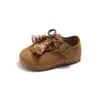 Zapatos Birkenstock para Niñas Primavera y Otoño 2026 Nuevos Mocasines de Cuero Suave Estilo Bohemio Zapatos de Cuero para Bebé Princesita