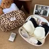 Bolsa de almacenamiento semicircular de cachorro de dibujos animados para ropa interior, bolsa de almacenamiento de ropa interior portátil para regreso a clases, bolsa de almacenamiento de ropa interior tres en uno para viajes