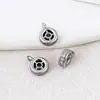 Heidi Cuentas de Engranaje de Moneda de Cobre con Zirconia de Color Duradero, con Cuentas Espaciadoras y Cuentas de Barril, Materiales y Accesorios para Pulseras y Collares de Cuentas DIY