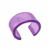 Pulseira Europeia e Americana Transfronteiriça de Resina Roxa Degradê, Pulseira Geométrica Personalizada de Alto Padrão, Joia Exagerada da Moda de Nicho para Mulheres