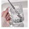 Copo Glacial, Copo de Enxaguante Bucal de Luxo Acessível, Copo de Escovação de Dentes de Alto Padrão para Banheiro, Banheiro Transparente para Dormitório Estudantil