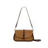 Bolso de Mano Retro de Moda con Temperamento para Mujer 2025 Nuevo Bolso de Hombro de Estilo Simple de Gama Alta Bolso Cruzado de Gran Capacidad