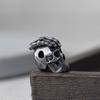 Colgante de cuchillo con calavera de latón para exteriores EDC, transmisión en vivo, colgante de cuerda de paraguas tejida con celebridad de Internet, hebilla de cordón, accesorios al por mayor