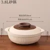 Olla de Barro para Cocina de Aceite con Base de Barro, Estufa de Carbón, Olla Caliente y Estufa Integradas, Estufa de Aceite Ecológica para Uso Comercial