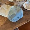Gorra Forward de mezclilla lavada para mujer Primavera y Otoño Estilo japonés Retro Exhibición de rostro Boina pequeña inversa Cabeza grande Sombrero combinable
