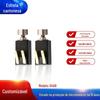 Relógio Massajador Motor DC Cilíndrico de Estilhaços de Fábrica 0408 Motor de Copo Oco Pequeno Escovado Velocidade Ajustável