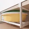 Estante retráctil para almacenamiento de baño, Estante de almacenamiento para lavabo, Estante para debajo del gabinete del lavabo, Gabinete colgante para baño