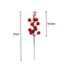 Simulação fruta vermelha fruta rica simulação azevinho faça você mesmo flor de simulação fruta vermelha recortes ornamentos fabricantes atacado acessórios decorativos