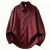 Camisa de manga larga para hombre, comercio exterior transfronterizo, nuevo diseño otoño 2026, moderna camisa de manga larga para hombre, chaqueta, top