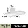 Accesorios para Tablero Perforado Doméstico sin Taladro para Dormitorio Cocina Baño Estante de Almacenamiento de Pared Entrada Divisor