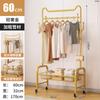 Tendedero de ropa doméstico con balcón para piso de dormitorio, perchero de metal, estante de almacenamiento para habitación con armario, artefacto para colgar ropa