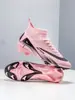 Zapatos de fútbol de caña alta transfronterizos para niños y niñas, tacos TF para adultos, zapatos deportivos profesionales transpirables antideslizantes con tacos largos