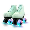 Patinetes de duas fileiras para adultos patins de quatro rodas para crianças patins de duas fileiras para adultos homens e mulheres patins de duas fileiras flash