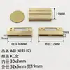 Hebilla DIY Hecha a Mano de Aleación de Zinc para Cordón Plano de Cuero, Hebilla Magnética, Hebilla Plana, Hebilla para Cordón, Hebilla Magnética, Hebilla para Cordón de Cuero, Accesorios para Pulseras