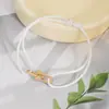 Pulseira Trançada Artesanal para Casal Mais Vendida Atravessando Fronteiras com Estilo Fresco e Elegante, Fivela de Ferradura em Liga Metálica, Pulseira Ajustável