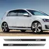 Ventas directas de fábrica K-95 calcomanías para coche decoración línea de cintura del cuerpo calcomanías para coche faldón lateral calcomanías para carrocería de coche a rayas de carreras Guirnalda