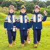 Uniformes Escolares de Outono e Inverno Estilo Britânico para Alunos do Ensino Fundamental Conjunto de Sete Peças Uniformes de Jardim de Infância Uniformes de Turma Jaquetas para Reuniões Esportivas Ternos Infantis