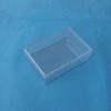 Caja de embalaje de plástico transparente rectangular, caja de plástico pequeña, caja de embalaje de plástico, caja transparente de cristal, caja de inyección de PS
