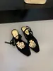 Sandalias de cuña retro de diseñador de moda con una sola tira, sandalias de tanga de tacón de gatito con tira fina estilo coreano para mujer