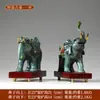 Venda Direta de Fábrica Elefante da Fortuna de Latão Artesanato de Cobre Showroom de Escritório Recepção Novo Estilo Chinês Ornamento de Elefante da Fortuna de Latão
