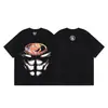 Transfronterizo Hellstar Hellstar Verano Nuevo Marca de Moda Europea y Americana Camiseta de Manga Corta Holgada para Hombre y Mujer Nfc