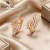 Xuping Brazaletes Rusos Transfronterizos para Oreja, Aros Color Oro de 18K con Incrustaciones de Diamantes, Joyería de Lujo Ligero de Alta Gama al por Mayor para Mujeres