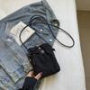 Bolsa de ombro artística bolsa tiracolo bolsa com cordão bolsa pequena bolsa feminina nicho bolsa leve e moderna de alta qualidade para celular mini