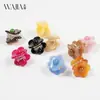 Pinza para el Cabello de Flor de Acetato Wjia Nueva en Colores Macarrón, Tamaño Pequeño para Mujeres, Accesorio para el Cabello para Flequillo de Medio Recogido