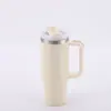 Taza de Coche de Segunda Generación Transfronteriza de 30 oz, Taza de Hielo de Gran Capacidad, Taza Aislada al Vacío, Taza de Acero Inoxidable con Asa para Coche y Popote