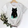 2025 Nuevo Estilo Estación Independiente Nuevo Estilo Ropa de Mujer Moda Retro de los 90 Camiseta Corazón Manga Corta Cuello Redondo