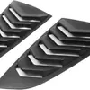 Adecuado para Ford Mustang 15-23 Rejilla de Ventilación Falsa Trasera Persianas para Ventana Trasera Accesorios para Rejilla de Ventilación de Ventana Triangular Trasera