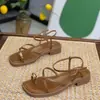 Sandalias Romanas de Tira Fina Estilo Hada con Tacón Grueso para Mujer, Nuevas de Verano 2025 de Moda de una Sola Tira con Hebilla y Tira de Dedo