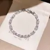 Pulsera Rectangular Sencilla para Mujer, Gama Alta, Moderna, Versátil, Exquisita, Diseño Nuevo, Elegante, Joyería de Mano de Nicho al por Mayor