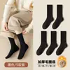 Calcetines Caomen para Mujer Calcetines de Tubo Medio Forrados de Felpa Engrosados Algodón Puro Calcetines de Invierno Moda Ins Calcetines de Algodón para Mujer Otoño e Invierno Tubo Largo
