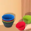 Molde de Silicona para Pastel Casero Horneable y Vaporizable, Capacillos de Silicona para Muffins, Vasos de Silicona para Pastel de Microondas, Moldes de Silicona para Pastel al Vapor para Bebés