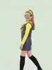 Fantasia de Halloween, traje de cosplay de Minion para crianças, fantasia de personagem de desenho animado, fantasia de performance Meu Malvado Favorito