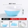 Bol para Fideos Imitación Porcelana Melamina A5, Bol Engrosado Forma de Caracol, Bol para Fideos con Sopa de Res, Bol para Ramen de Tienda de Fideos Bicolor de Pie Alto, Logo Personalizado