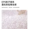 Sofá Perezoso Relleno de Partículas de Tela para Sala de Estar, Apartamento Pequeño, Alquiler, Área de Salón Tatami Doble o Triple Reclinable