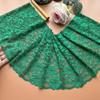 Falda de Encaje Elástico Verde Oscuro Verde Oscuro Ropa Extensa Decoración Hecho a Mano DIY Auxiliar