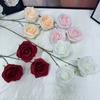 Flores Artificiales de Rosa y Peonía para Bodas Blancas Transfronterizas Decoración de Salón de Bodas Flores Falsas Adornos de Ramo Decorativo de Rosa
