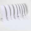Cinta de poliéster acanalada en blanco y negro, accesorios para ropa, materiales de bricolaje, empaque de regalos, accesorios para el cabello, cintas para moños, venta al por mayor