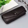 Estuche rígido para gafas de presbicia y miopía para hombres y personas mayores, portátil, usable, con correa para colgar, colgador de cinturón para gafas